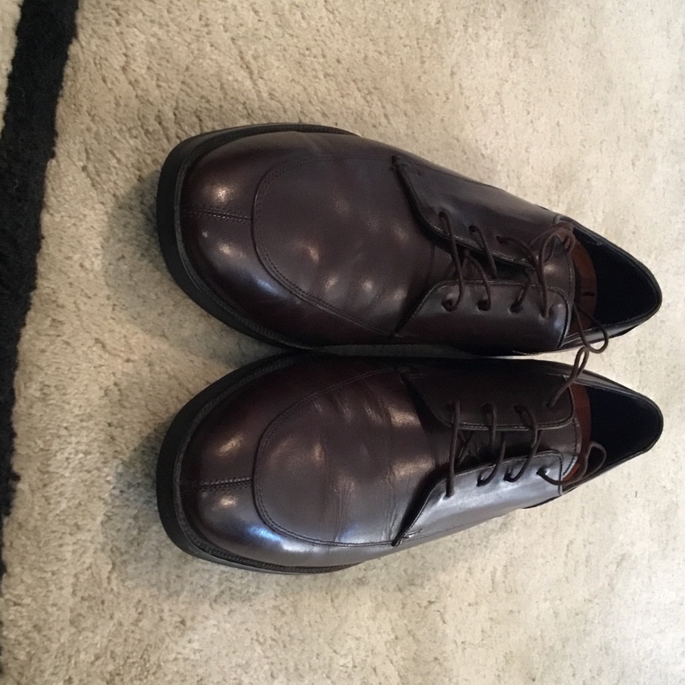 Cole Haan Dark Brown Leather Oxfords